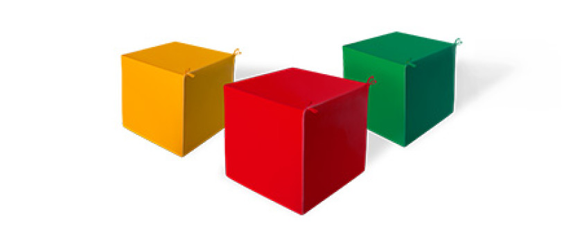 Akustikwürfel aus Basotect® Color