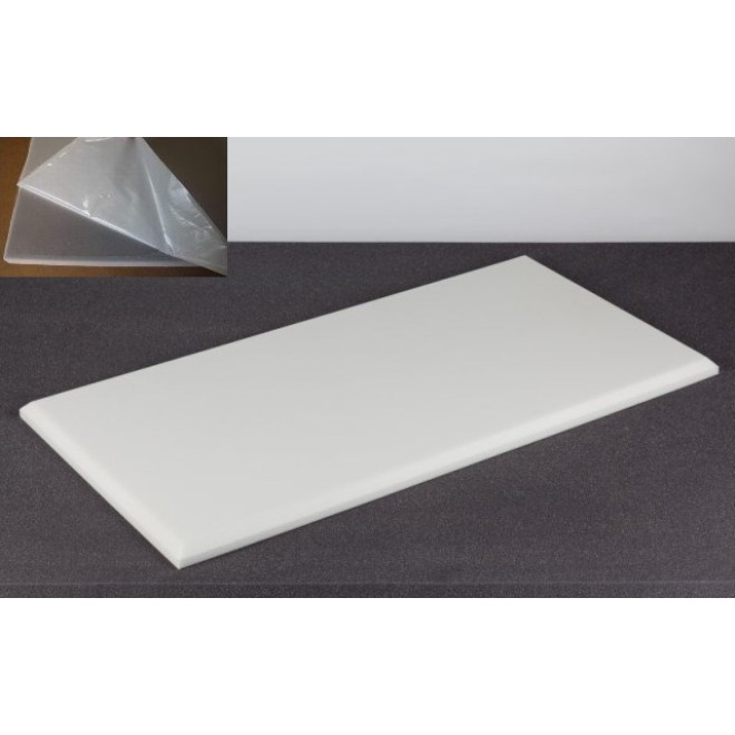 Decorschaumstoff aus Basotect® 100x50x3cm weiss klebend