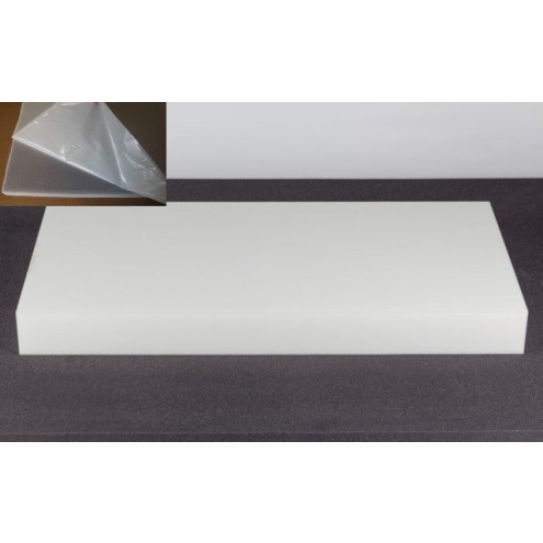 Absorber aus Basotect® 100x50x10cm weiss klebend