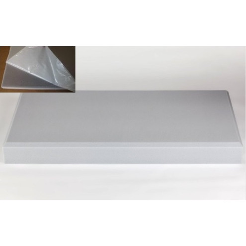 Decorschaumstoff aus Basotect® 100x50x10cm grau klebend