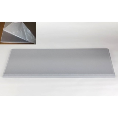 Decorschaumstoff aus Basotect® 100x50x3cm grau klebend