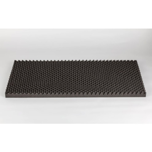 Akustik Noppenschaumstoff MicroPor 100x50x5cm anthrazit
