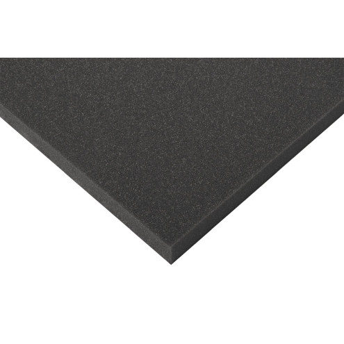 Akustik planer Schaumstoff 100x50x3cm anthrazit klebend