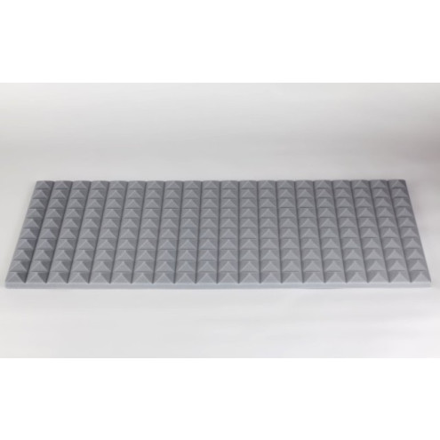 Pyramidenschaumstoff aus Basotect® 100x50x3cm grau