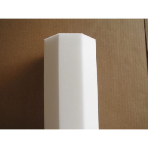 Baffel aus Basotect 12x12x100cm weiss