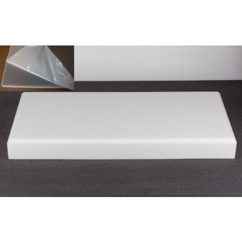 Decorschaumstoff aus Basotect® 100x50x10cm weiss klebend