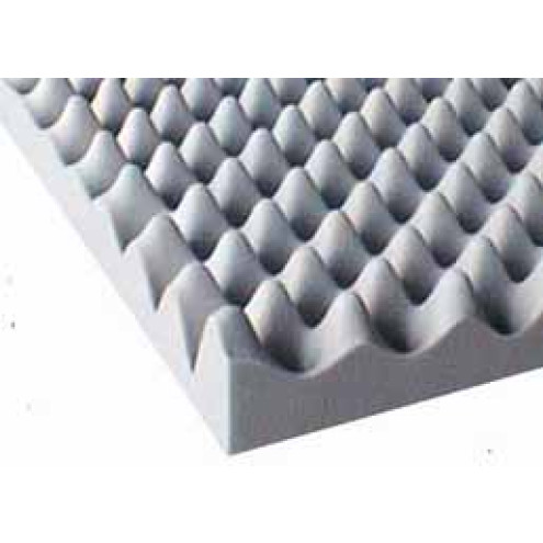 Ester Akustik Noppenschaumstoff 100x200x4cm hellgrau