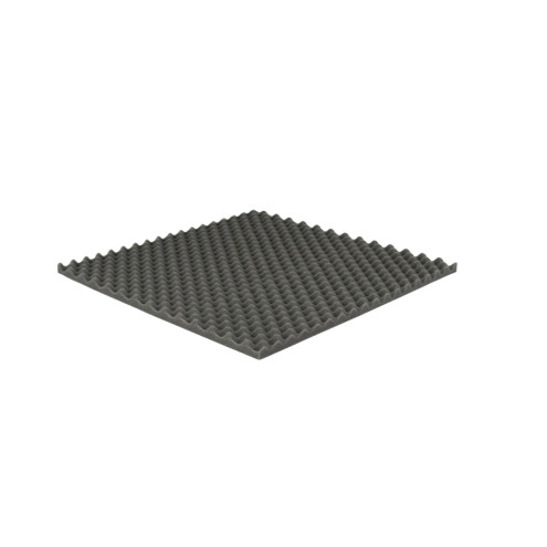 Eco-Line Noppenschaumstoff 50x50x2cm anthrazit