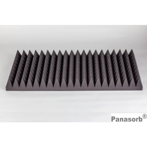 Akustik Pyramidenschaumstoff Micropor 100x50x10cm anthrazit