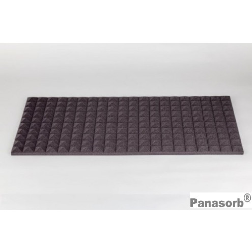Akustik Pyramidenschaumstoff Micropor 100x50x3cm anthrazit