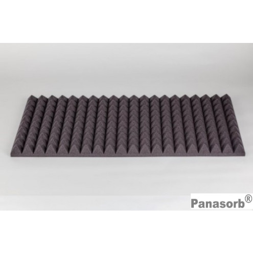 Akustik Pyramidenschaumstoff Micropor 100x50x5cm anthrazit