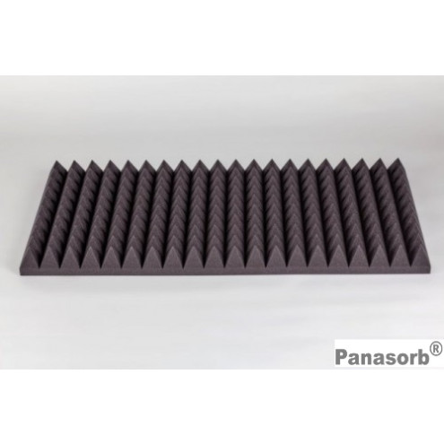 Akustik Pyramidenschaumstoff Micropor 100x50x7cm anthrazit