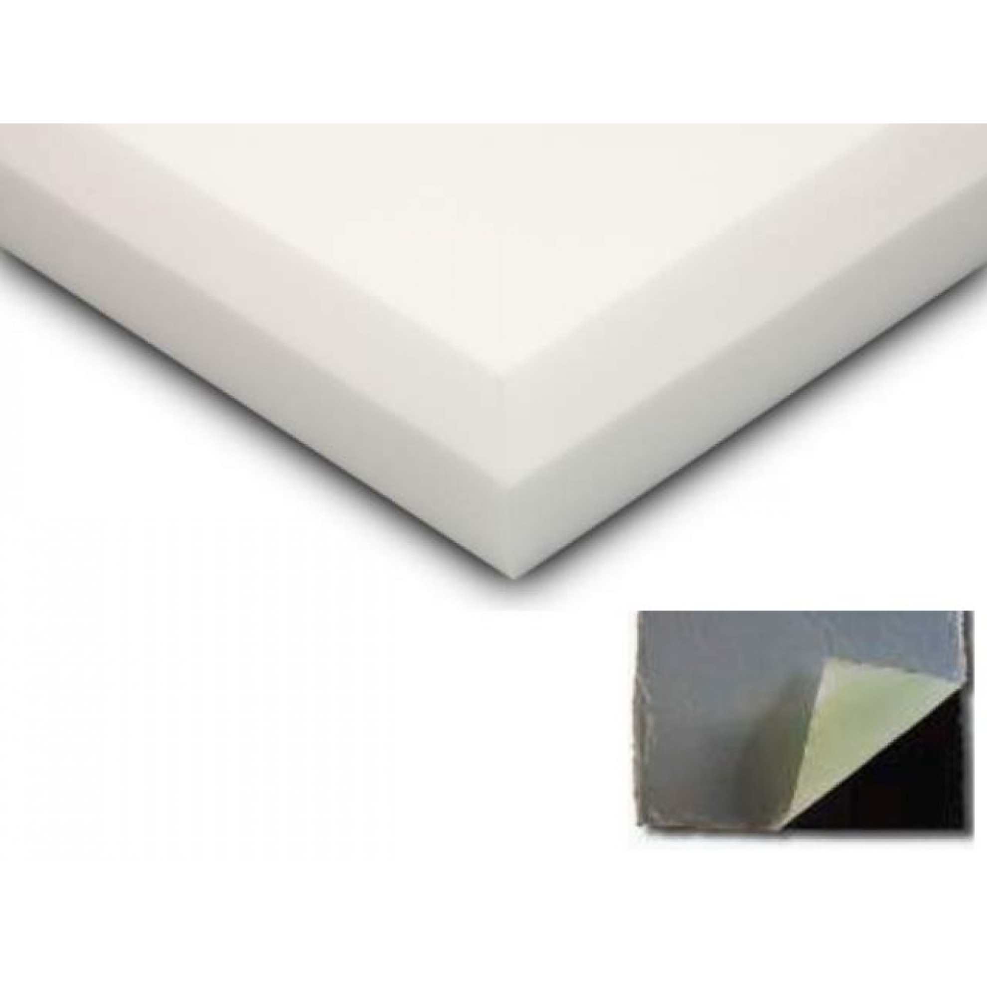 Absorber Basotect® B 100x50x5cm Weiss 45° Fase - Akustikschaum Plattenabsorbe